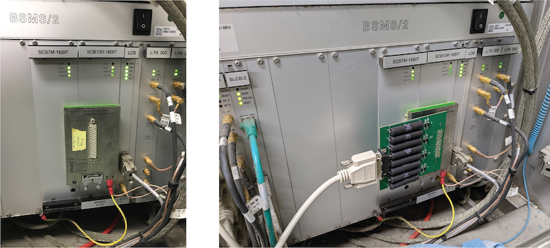 Connecting the shims to the Bruker BSMS/2 shim power supply (images courtesy Prof. Song-I Han, UCSB